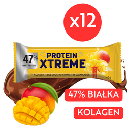 Zestaw batonów XTREME PROTEIN Mango 40g   12 szt