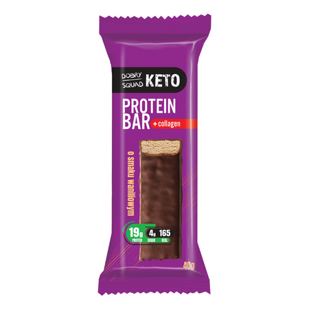 Bar DOBRY SQUAD KETO Vanilla 40g   