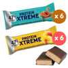 Zestaw MIX batonów XTREME PROTEIN 6xToffi + 6xMango